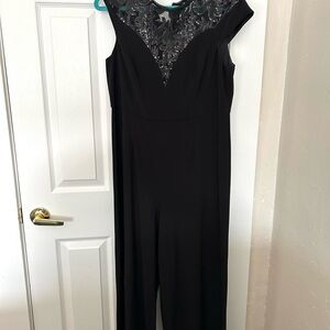 Elegant Black Lace Jumpsuit
